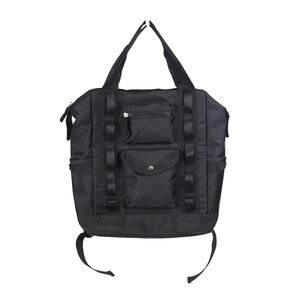 Tommy Bahama Backpack Bag Black Pockets Zipper Adjustable Straps Casual Travel